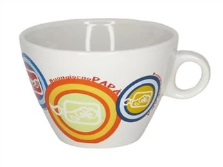 Ceramiczny kubek do zupy z dużymi ustami