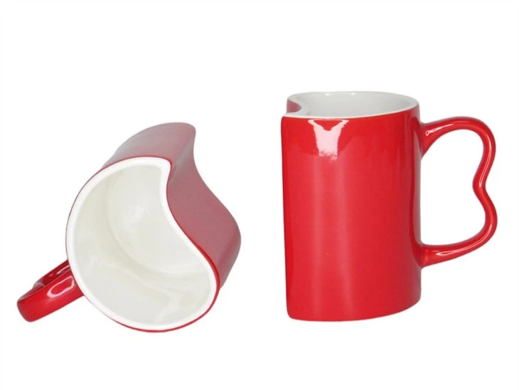 Unique Handle Ceramic Mug